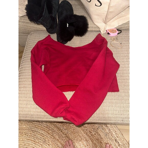 Yellowstone red cropped sweater - Picture 3 of 3